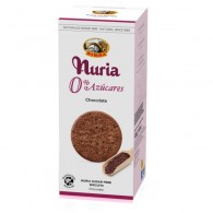 Birba - Ciastka z czekoladą i ziarnami kakao bez cukru 135g