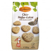 Birkengold - Ciastka owsiane z chia bez dodatku cukru 125g