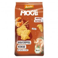 Mogli - Ciastka o smaku pieczonego jabłka z cynamonem demeter BIO 50g