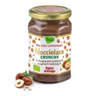 Nocciolata - Krem z orzechów laskowych i kakao crunchy bezglutenowy BIO 250g
