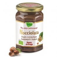 Nocciolata - Krem z orzechów laskowych i kakao bezglutenowy BIO 700g