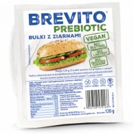 Bezgluten - BREVITO Bułki z ziarnami prebiotic 120g