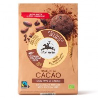 Alce Nero - Ciastka kakaowe z ziarnami kakao fair trade BIO 250g
