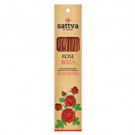 Sattva - Kadzidło indyjskie róża 15szt. 30g