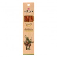 Sattva - Kadzidło indyjskie cedr 15szt. 30g
