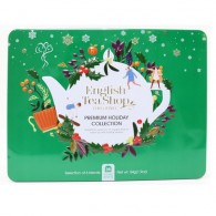 English Tea Shop Organic - Zestaw herbatek Premium Holiday Collection w ozdobnej zielonej puszcze BIO 54g