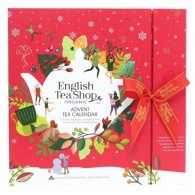 English Tea Shop Organic - Zestaw herbatek świątecznych kalendarz Adwentowy czerwony (25x2) BIO 50g