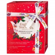 English Tea Shop Organic - Zestaw herbat świątecznych piramidki Holiday RED (12x2) BIO 24g