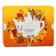 English Tea Shop Organic - Zestaw herbatek Super Goodness Collection w ozdobnej puszce BIO 61,5g