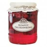 Krokus - Kompot truskawkowy 640g (260g)