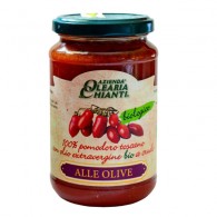 Azienda Olearia Chianti - Sos pomidorowy z toskańskich pomidorów z oliwkami bezglutenowy BIO 340g