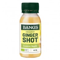 Bangs - Shot imbirowy z jabłkiem i cytryną bez dodatku cukru BIO 60ml