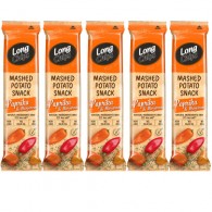 Long Chips - 5x Chipsy ziemniaczane o smaku papryki z majerankiem 75g