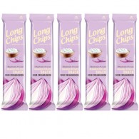 Long Chips - 5x Chipsy ziemniaczane o smaky śmietany z cebulką 75g