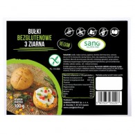 Bezglutenowe bułki "3 ziarna'' (2x50g) 100g (krótki termin)