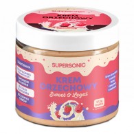Supersonic - Krem orzechowy o smaku białej czekolady z malinami 160g