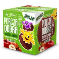 Porcja Dobra - Kostka z niespodzianką przekąska owocowo - orzechowa z cynamonem + zabawka 20g