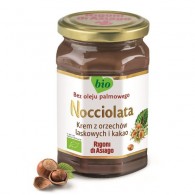 Nocciolata - Krem z orzechów laskowych i kakao bezglutenowy BIO 650g