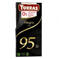 Torras - Czekolada gorzka 95% kakao bez dodatku cukru 75g