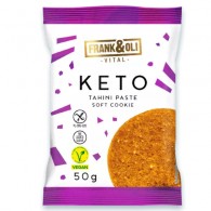 Frank&Oli - Ciastko KETO miękkie z pastą sezamową Tahini 50g