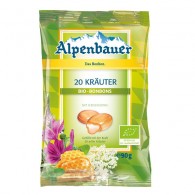 Alpenbauer - Cukierki z nadzieniem o smaku ziołowym z miodem BIO 90g