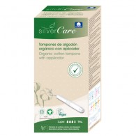 Silver Care - Tampony bawełniane z aplikatorem super 14szt