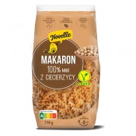 Novelle - Makaron proteinowy z ciecierzycy świderki 250g