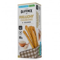 Glutenex - Paluchy chlebowe z sezamem bez dodatku cukrów bezglutenowe 90g