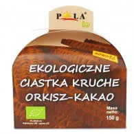 Pola - Ciastka kruche orkiszowe kakaowe BIO 150g