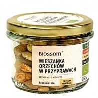 Biossom - Mieszanka orzechów w przyprawach bezglutenowe BIO 120g