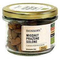 Biossom - Migdały prażone i solone bezglutenowe BIO 120g