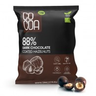 Cocoa - Orzechy laskowe w czekoladzie ciemnej 88% BIO 70g