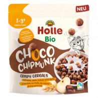 Holle - Kulki zbożowe kakaowa wiewiórka bez dodatku cukrów od 1 roku fair trade BIO 125g