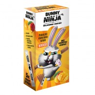 Bunny Ninja - Przekąski owocowe w kształcie pałeczek o smaku mango 5x10g