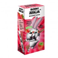 Bunny Ninja - Przekąski owocowe w kształcie pałeczek truskawkowych 5x10g