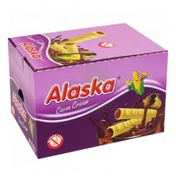 Alaska - 48x Rurki kukurydziane nadziewane kremem kakaowym bezglutenowe 18g