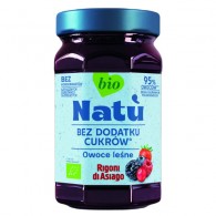 Mus z owoców leśnych bez dodatku cukru BIO 240g