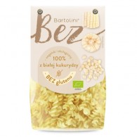 Bartolini - Makaron z białej kukurydzy świderek fusilli bezglutenowy BIO 250g