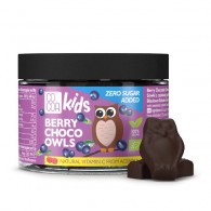 Cocoa - Sówki z czekolady jagodowej z witaminą c z aceroli bez dodatku cukru BIO 120g