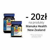 StraganZdrowia.pl - Kupon:  20zł na produkty Manuka Health New Zealand
