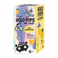 Joe Glow - HOLOPOPS lizak lokomocyjny bez cukru (6szt) 36g