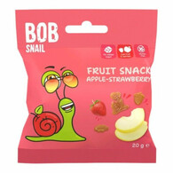Bob Snail - Przekąska jabłko truskawka 20g