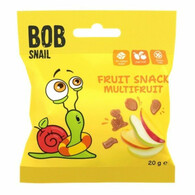 Bob Snail - Przekąska wieloowocowa 20g