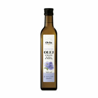 OlVita - Olej lniany tłoczony na zimno nieoczyszczony do diety dr Budwig 500ml