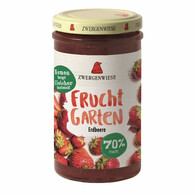 Zwergenwiese - Mus truskawkowy (70% owoców) bezglutenowy BIO 225g