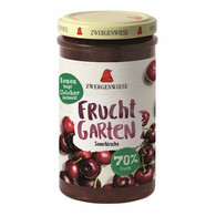 Zwergenwiese - Mus wiśniowy (70% owoców) bezglutenowy BIO 225g