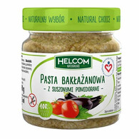 Helcom - Pasta bakłażanowa z suszonymi pomidorami bezglutenowa 190g