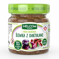Helcom - Pasta owocowa śliwka z daktylami bezglutenowa 200g