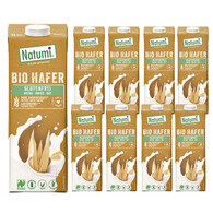 Natumi - 8x Napój owsiany bez dodatku cukrów bezglutenowy BIO 1L