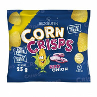 Corn Crisps red onion bezglutenowa przekąska cebulowa 25g